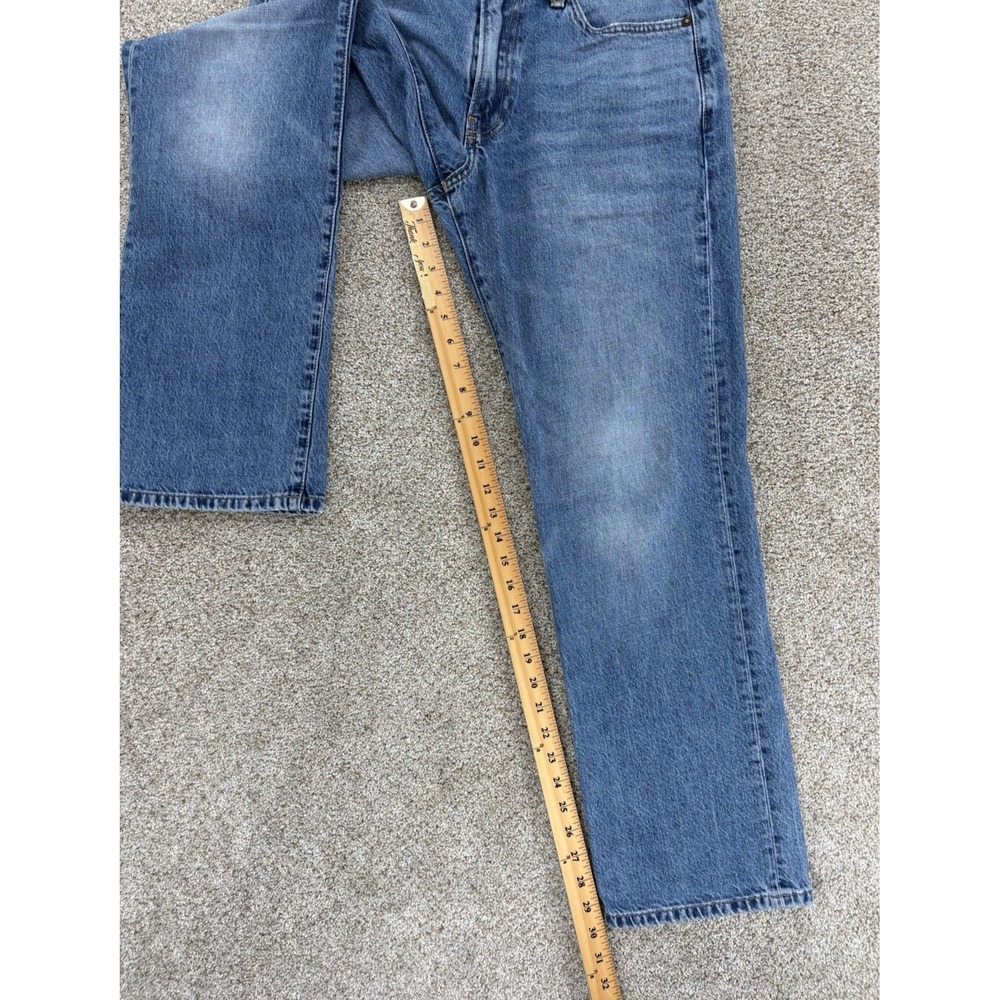 Lucky Brand Gilman Hemp 363 Vintage Straight Jeans Men's 32x32 Blue Hemp Cotton - Picture 9 of 11
